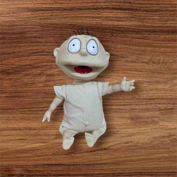 Vintage 1997 Mattel Tommy Pickles Rugrats Doll baby makes sound  11" - Picture 1 of 9